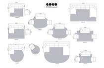 Coco Maison COCO MAISON vloerkleed Scallop 190x290cm